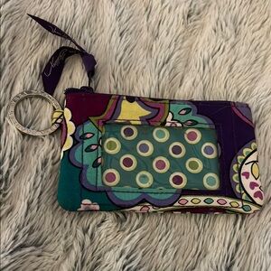Vera Bradley Colorful Floral ID Wallet